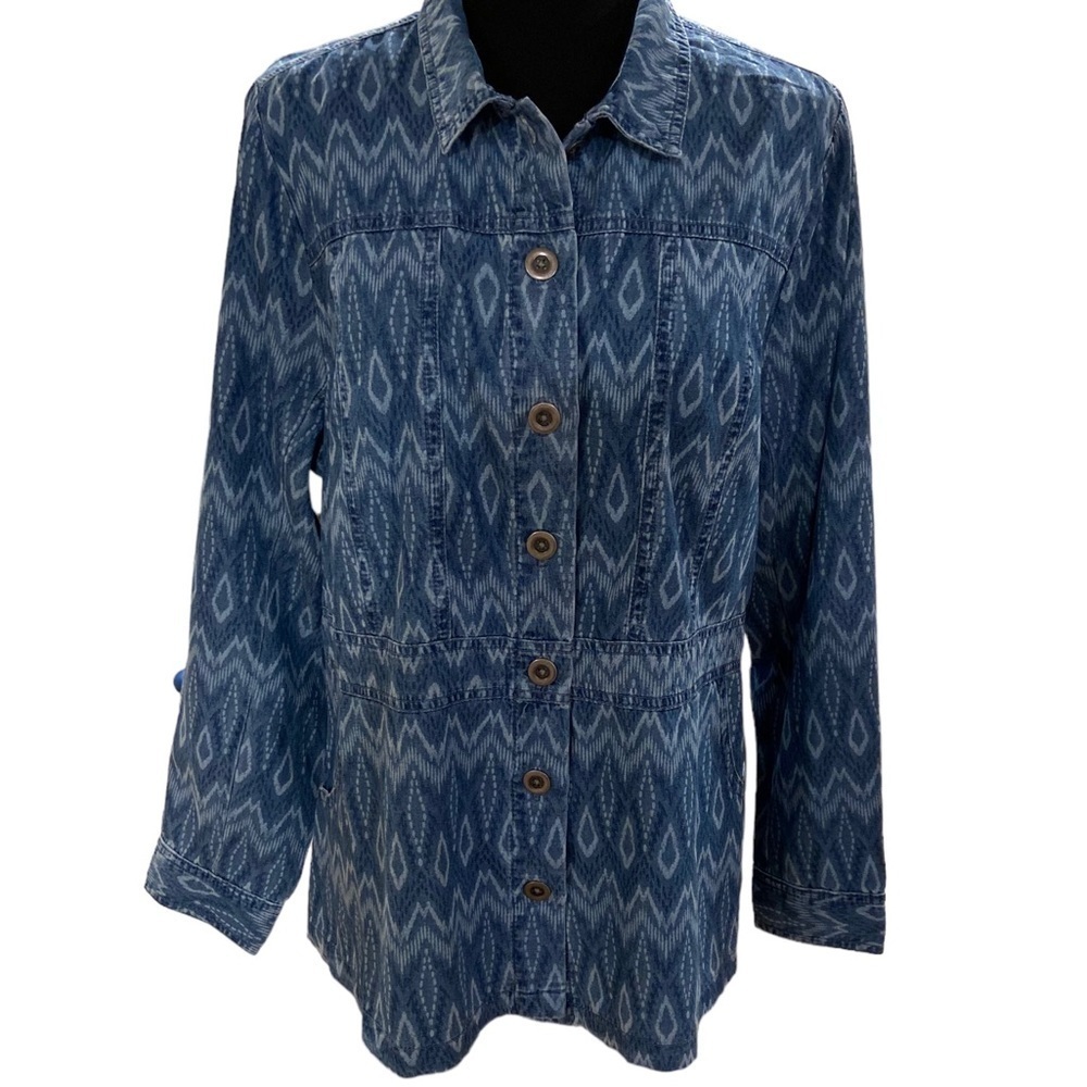 DG2 by Diane Gilman Blue Jean Jacket
